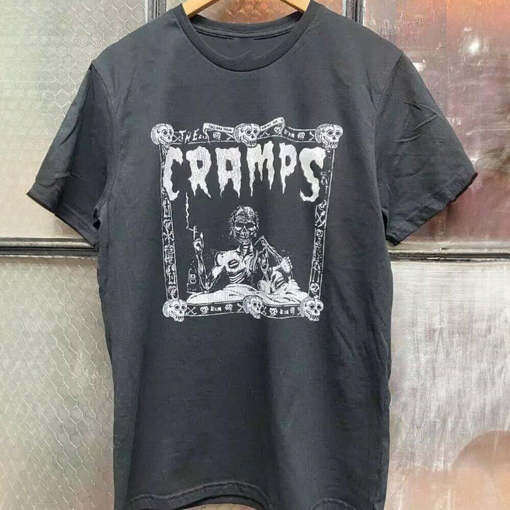 The Cramps  Day T-Shirt, Retro Rock Band Graphic Tee Unisex